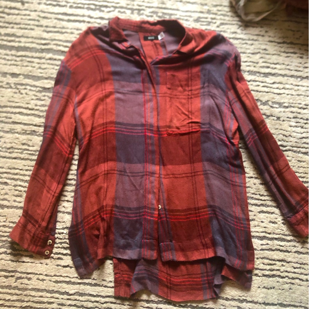 Plaid urban outfitters shirt